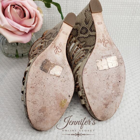 Cole Haan Women's Air Minka Wedge Sandals Size 8.5B - Picture 11 of 14